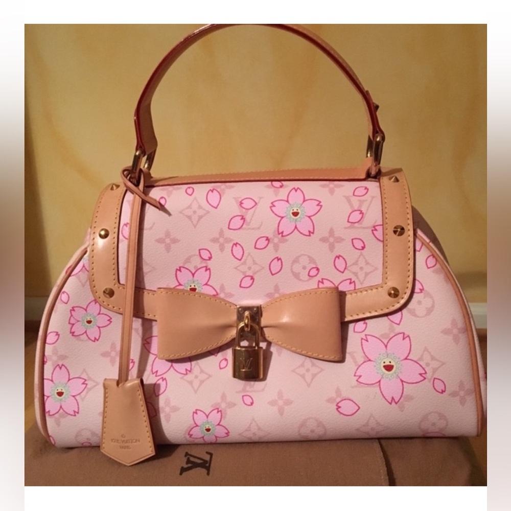 LOUIS. VUITTON. NWT Monogram Sac Retro Cherry Blossom Handbag 🌸💕